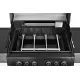 Газовый гриль 4+2 горелки