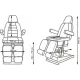 Педикюрное кресло СИРИУС-07 Белый